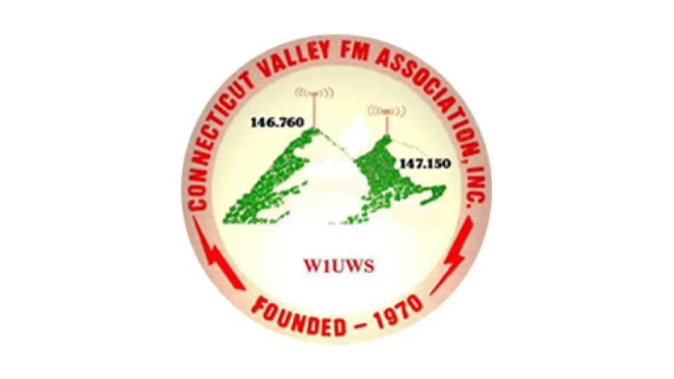 CT Valley Hams logo. Full color, green and red.