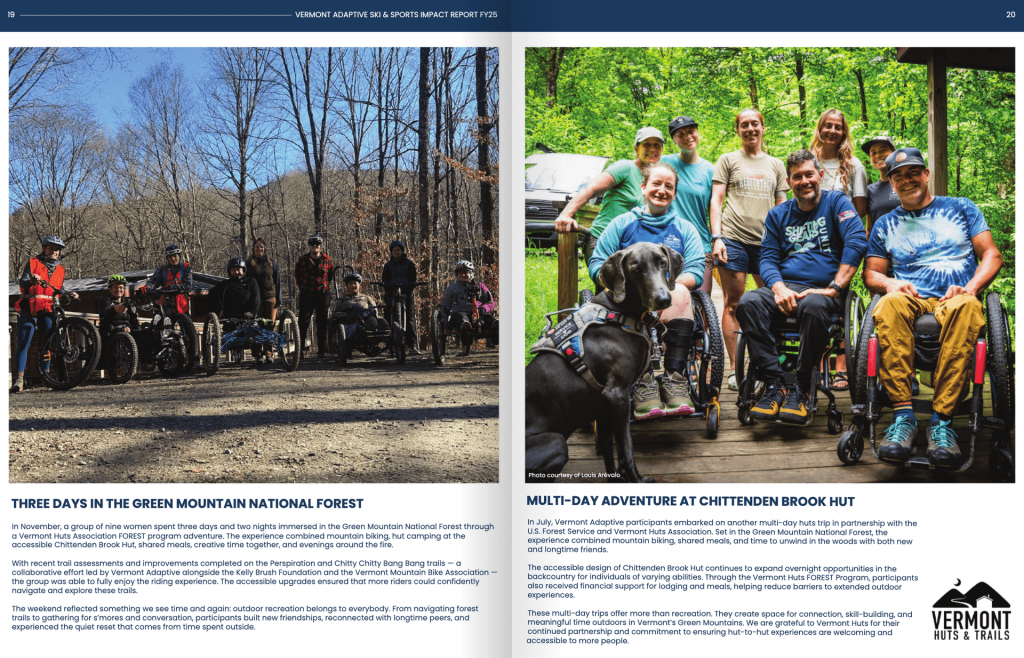 Screen shot 4 - Vermont Adaptive 2025 Impact Report - Multi Day Adventure Stats